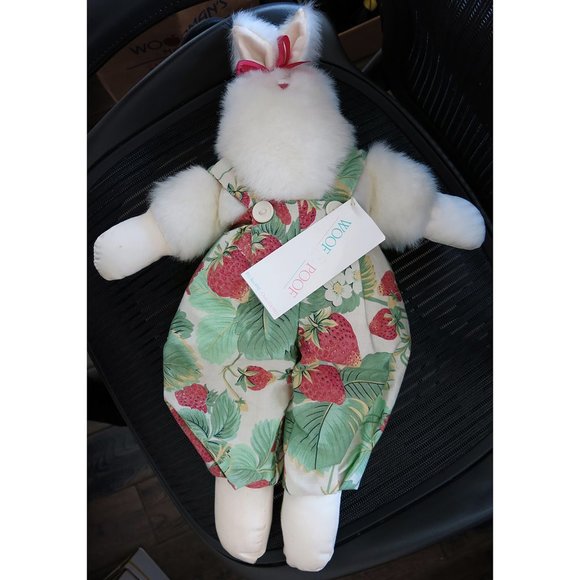 RARE NWT WOOF & POOF Handmade in California MUSICAL Bunny Rabbit HTF - Picture 9 of 12